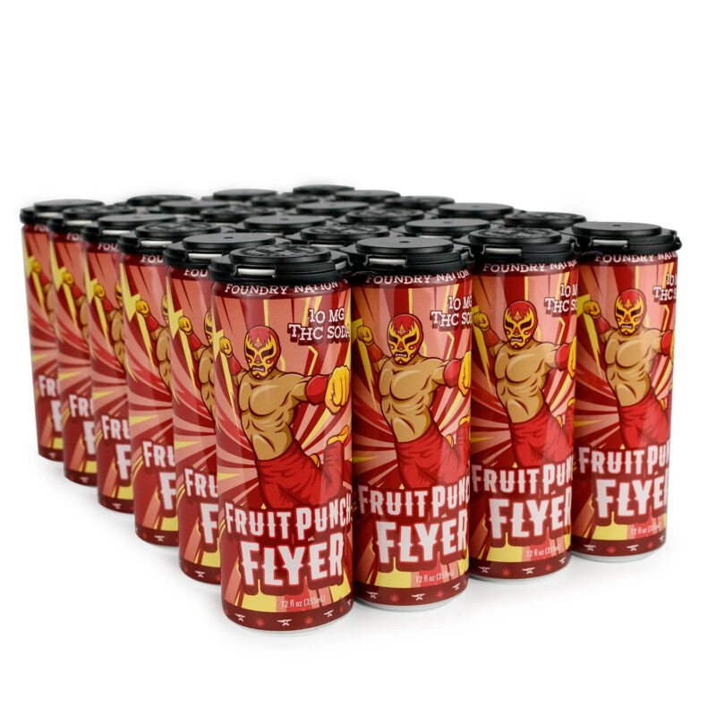 10mg THC Fruit Punch Flyer (24-Pack Case)