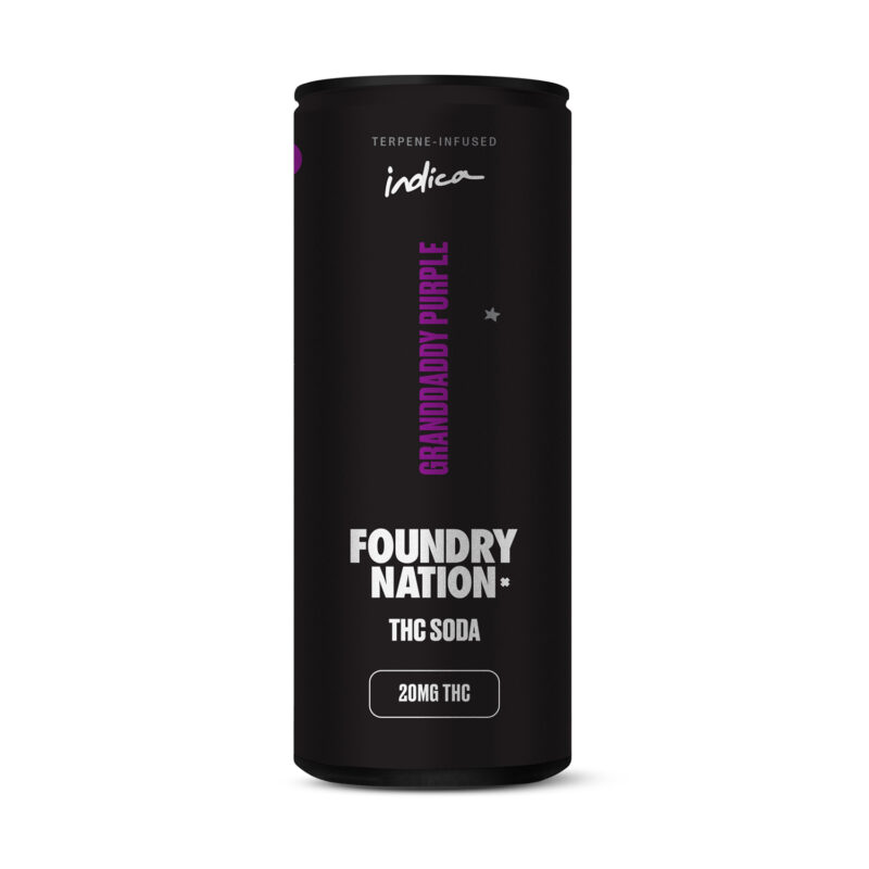 FND 20mg THC Soda Granddaddy Purple