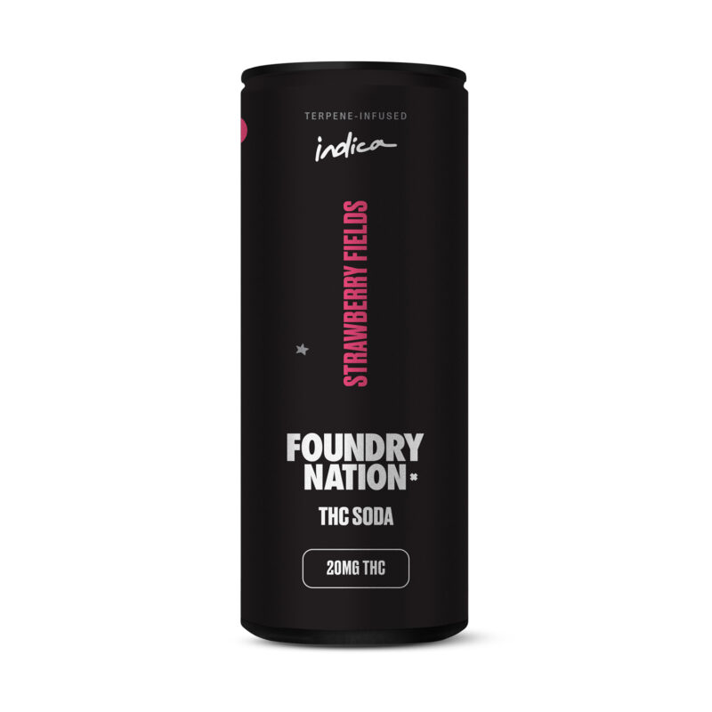 FND 20mg THC Soda Strawberry Fields