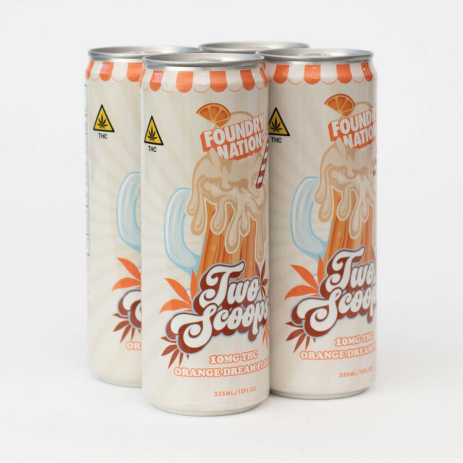 Two Scoops Orange Dream | 10mg THC Float | Foundry Nation