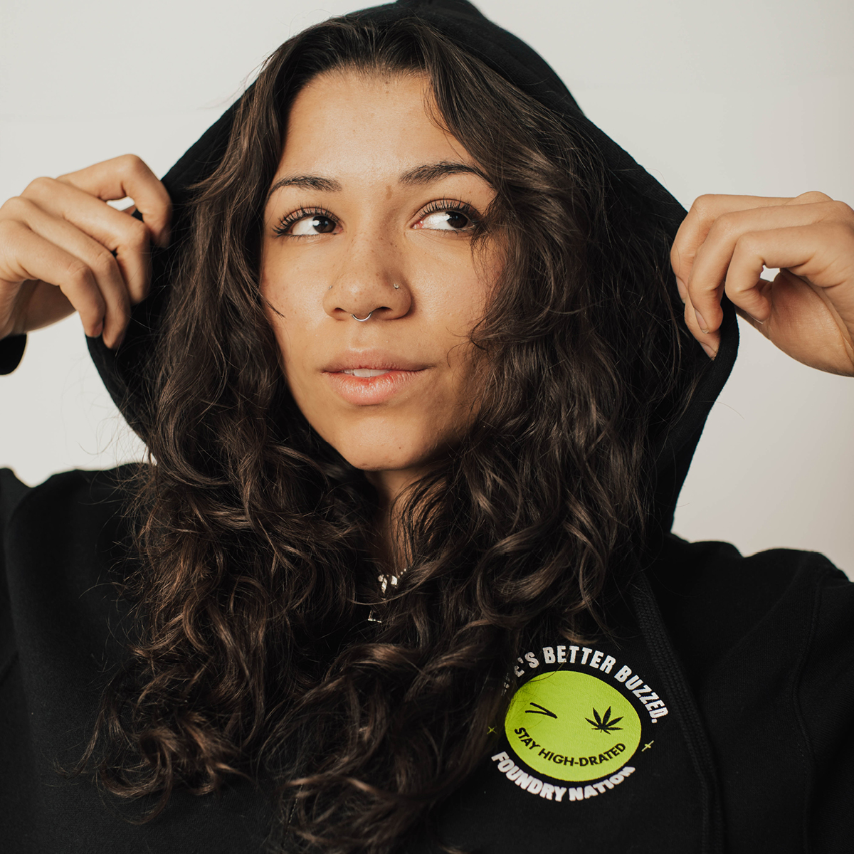 Life's Better Buzzed Zip Up Hoodie