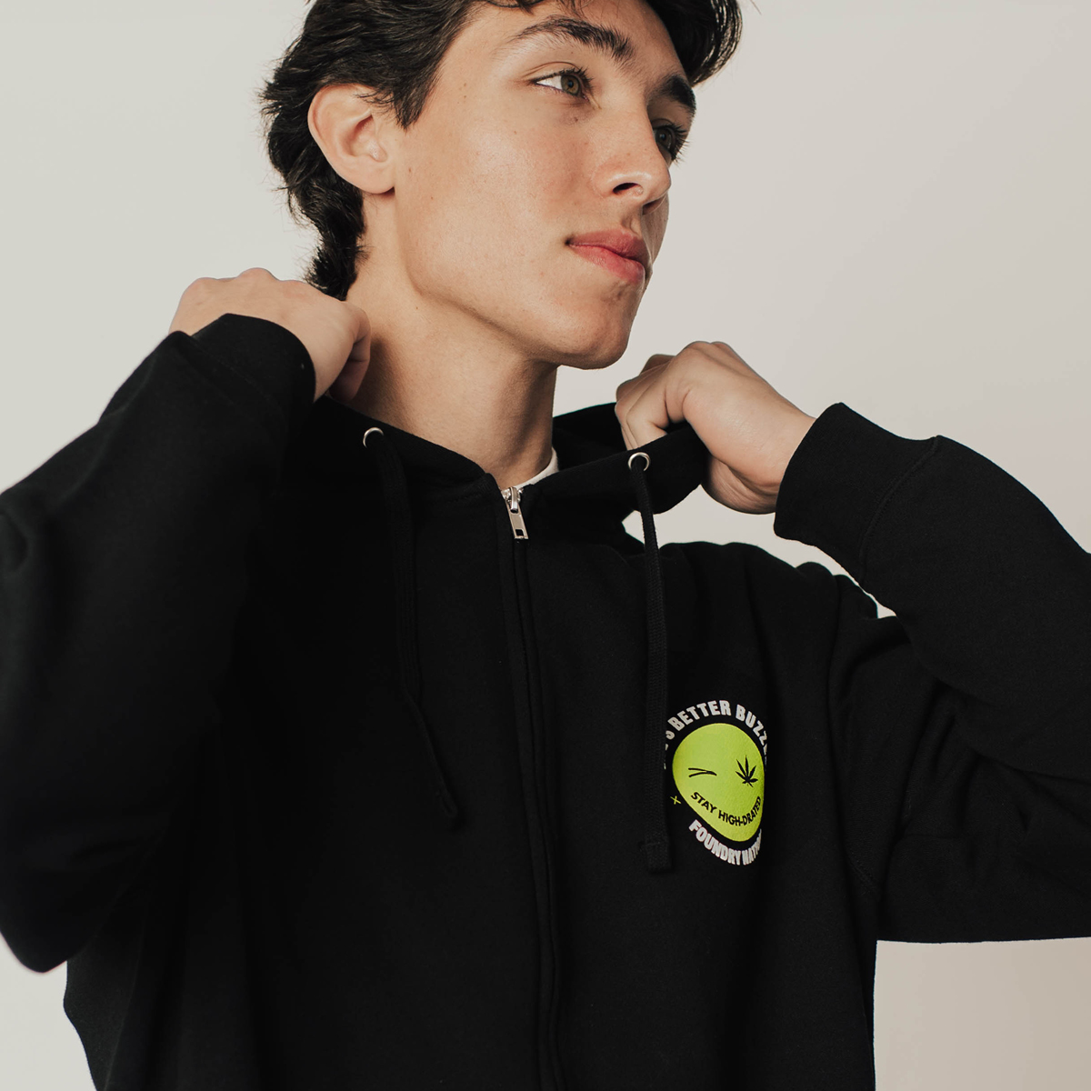Life's Better Buzzed Zip Up Hoodie - Image 6
