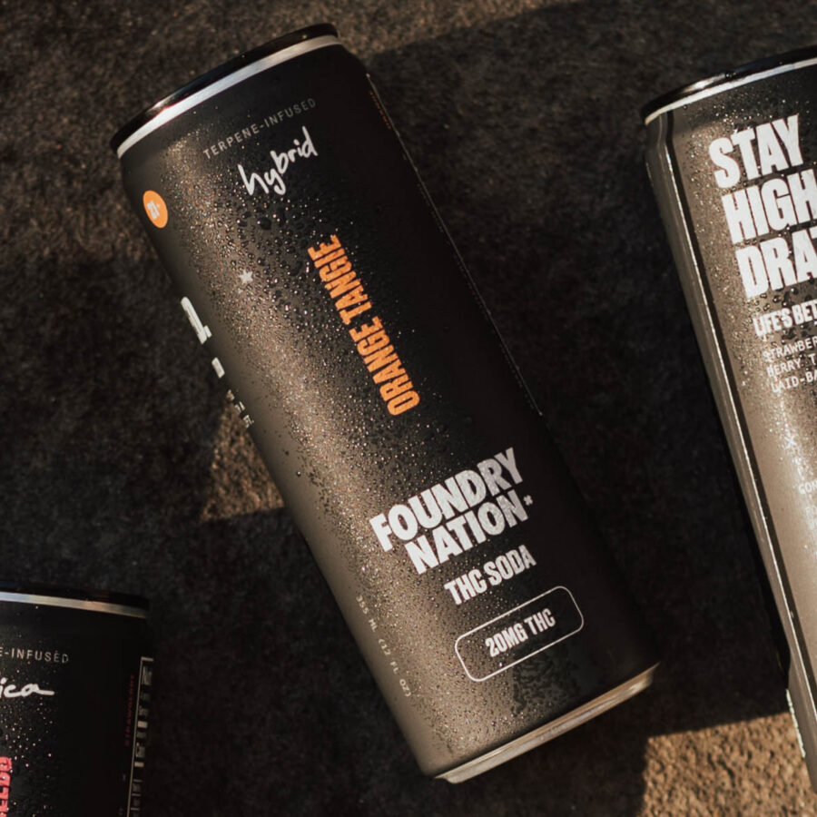 Orange Tangie | 20mg THC Soda | Foundry Nation