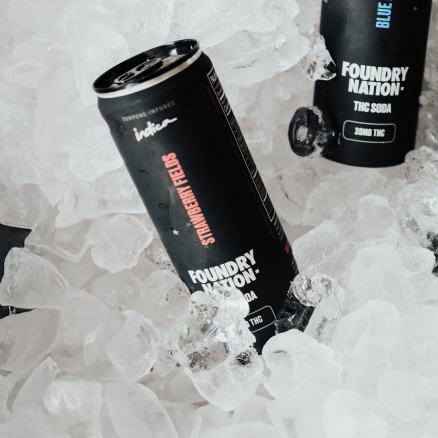 Strawberry Fields | 20mg THC Soda | Foundry Nation