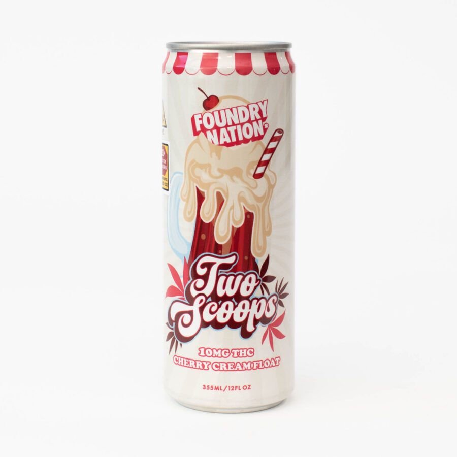 Two Scoops Cherry Cream | 10mg THC Float | Foundry Nation