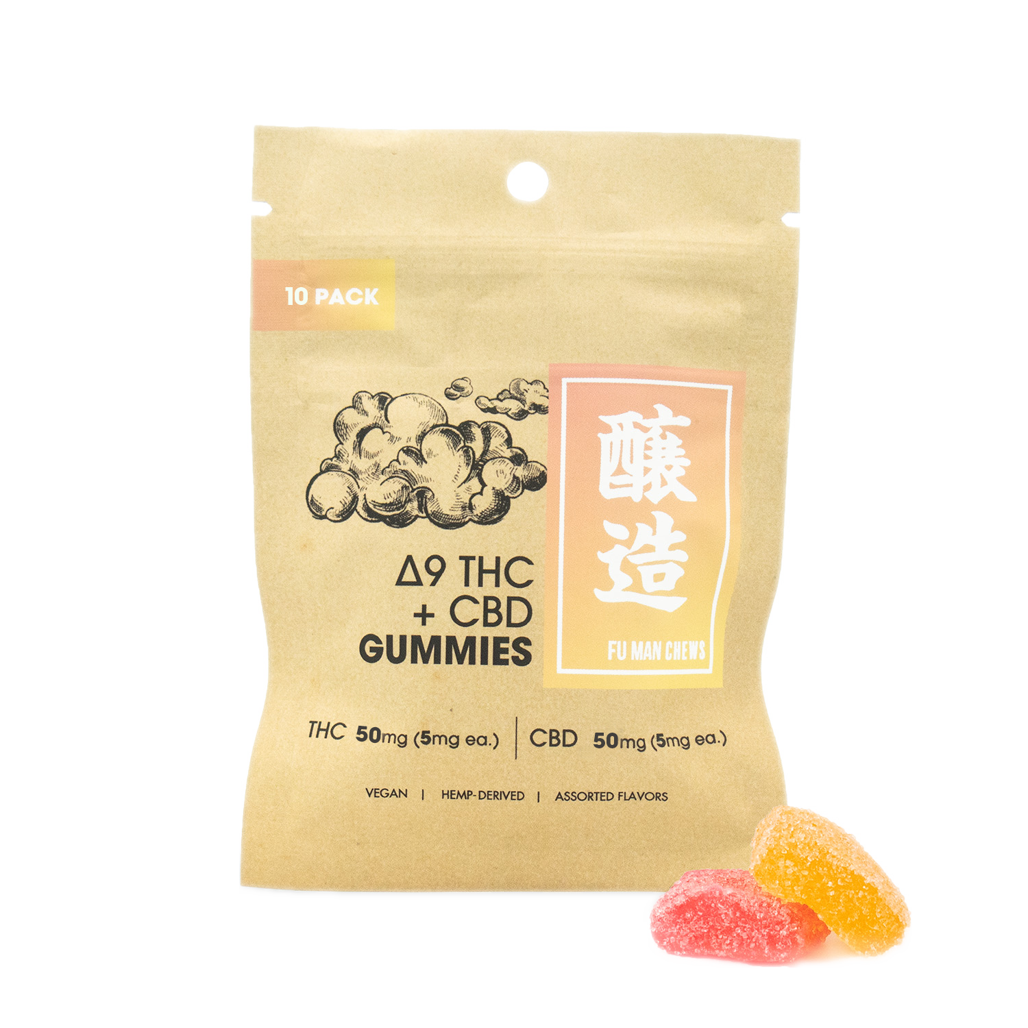 Fu Man Chews THC & CBD Gummies