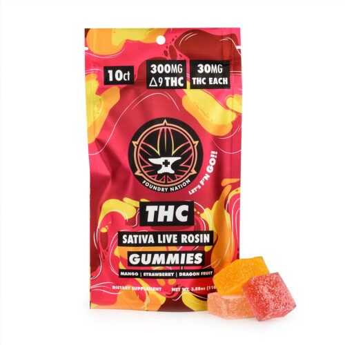 Sativa THC Gummies - Live Rosin