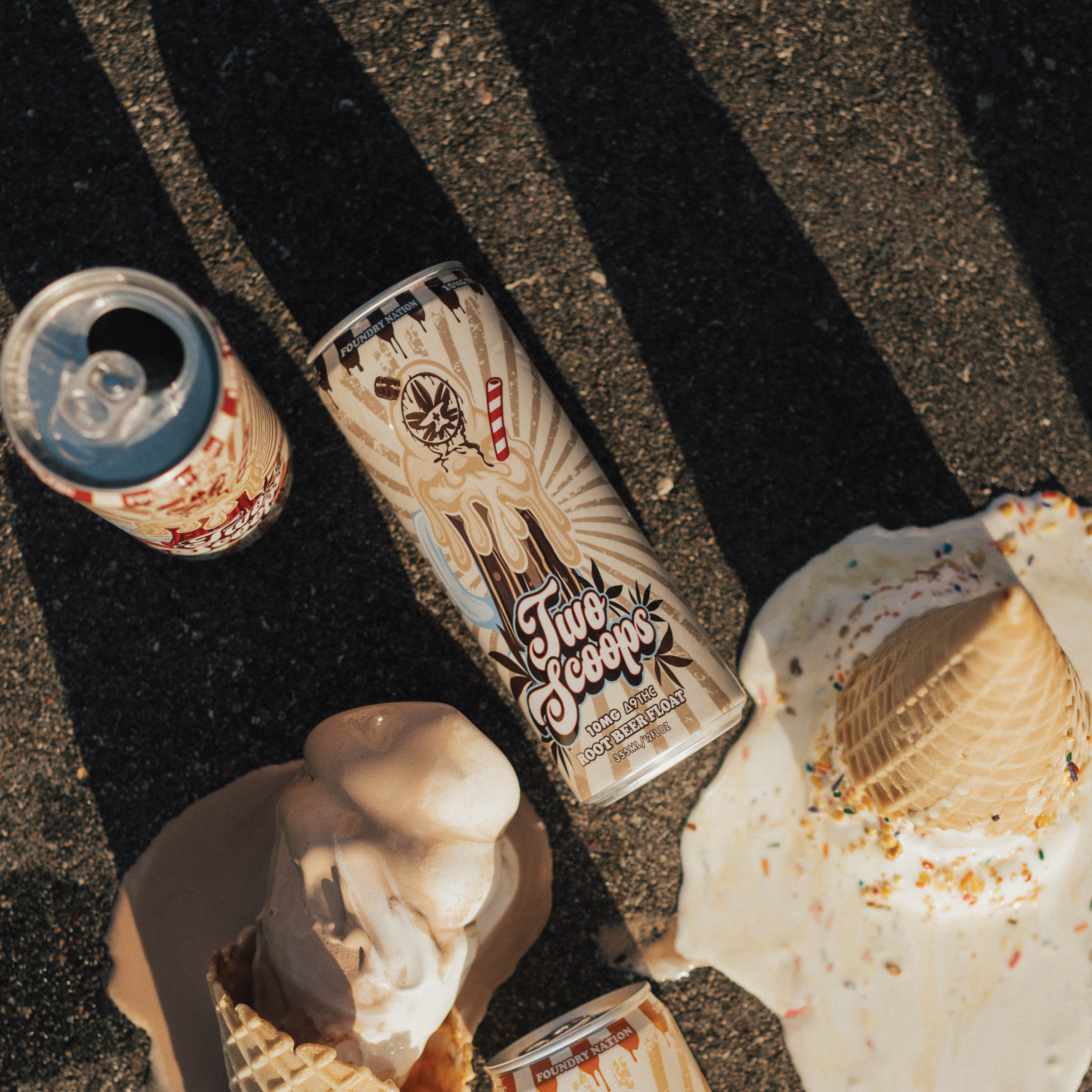 Two Scoops Root Beer | 10mg THC Float | Foundry Nation