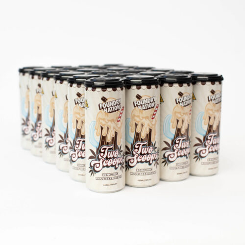 Root Beer Two Scoops THC Float Case - 24pk