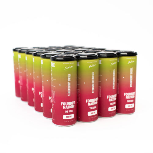 Strawberry Diesel THC Soda Case - 24pk