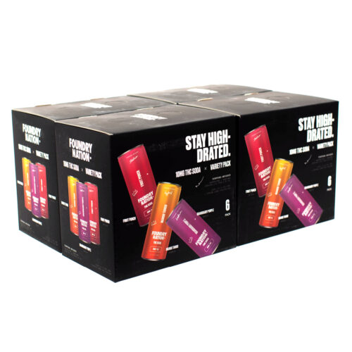 THC Soda Variety Pack Case - 24pk